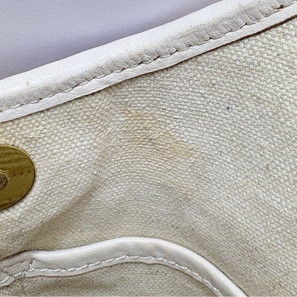 Michael Kors Tan Woven / leather Shoulder Bag with Gold Accents - Picture 15 of 15